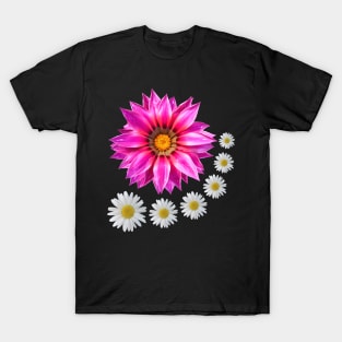 Gazania Daisies flower Daisy Gazania blossom bloom T-Shirt